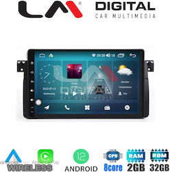 LM Digital Ηχοσύστημα Αυτοκινήτου για BMW E46 1998-2005 (Bluetooth/USB/WiFi/GPS) με Οθόνη Αφής 9"