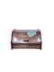 Lioutas Ψωμιέρα με Καπάκι Ξύλινη Καφέ 30.5x22.5x16.5cm