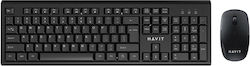 Havit KB265GCM Fără fir Set tastatură și mouse UK