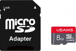 Usams US-ZB116 microSDHC 8GB High Speed with Adapter