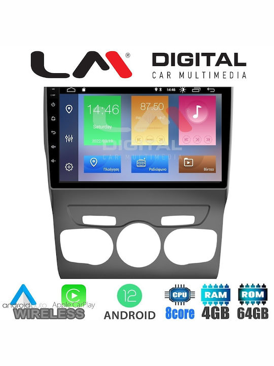 LM Digital Ηχοσύστημα Αυτοκινήτου για Citroen C4 / DS4 2011-2019 (Bluetooth/USB/WiFi/GPS/Apple-Carplay/Android-Auto) με Οθόνη Αφής 10"