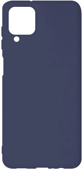 Nemo Matt Soft Umschlag Rückseite Silikon Marineblau (Galaxy A12 / A12 Nacho)