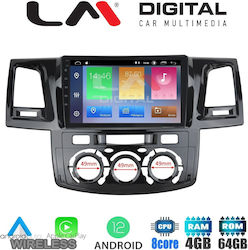 LM Digital Car-Audiosystem für Toyota Hilux Skoda Abholung 2005-2016 (Bluetooth/USB/WiFi/GPS) mit Touchscreen 9"