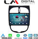 LM Digital Ηχοσύστημα Αυτοκινήτου για Peugeot 206 2002 - 2006 (Bluetooth/USB/WiFi/GPS) με Οθόνη 9"