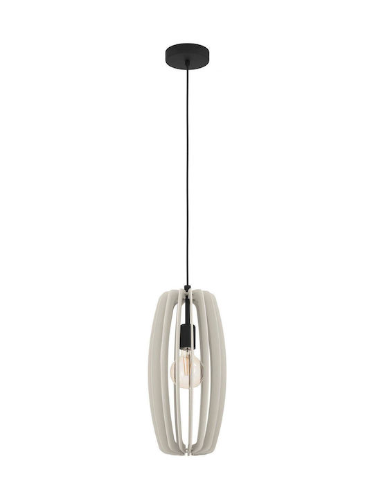 Eglo Bajazzara Pendant Light Single-Light for Socket E27 Gray