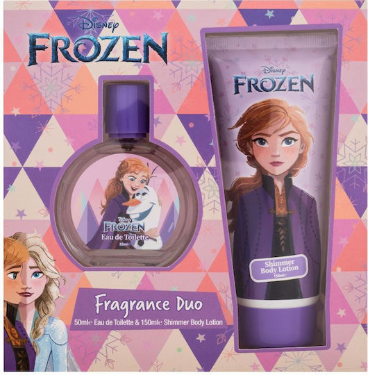 Disney Frozen Σετ Παιδικό Eau de Toilette με Glitter Body Lotion Anna 50ml