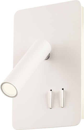 Redo Group Quda Modern Lamp Wall with Integrated LED and Warm White Light 18x18x18cm