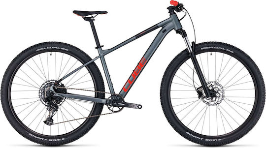 CUBE Analog 29" 2023 Γκρι Mountain Bike με 12 Ταχύτητες και Υδραυλικά Δισκόφρενα