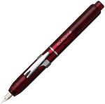 Platinum Curidas Gran Πένα Γραφής Extra Fine Κόκκινη από Ατσάλι με Μπλε Μελάνι