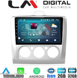 LM Digital Car-Audiosystem für Ford Schwerpunkt 2004-2012 (Bluetooth/USB/WiFi/GPS/Apple-Carplay) mit Bildschirm 9"