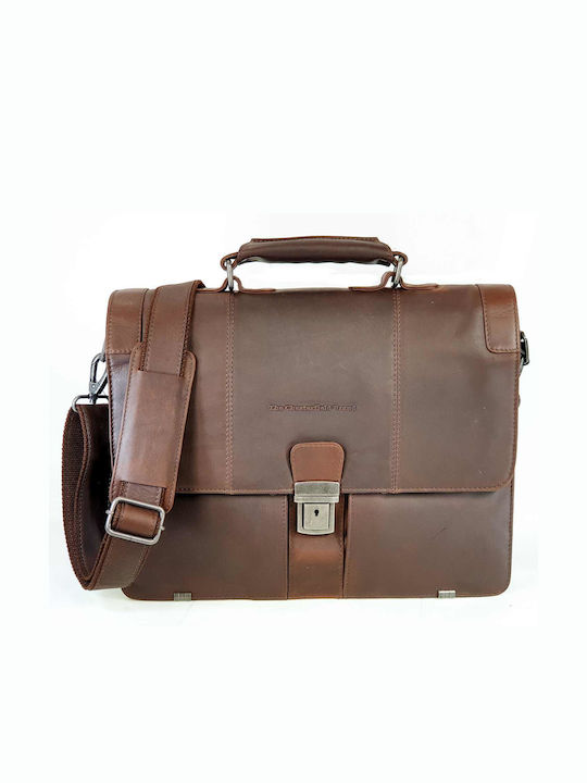 The Chesterfield Brand Leather Men's Briefcase ...