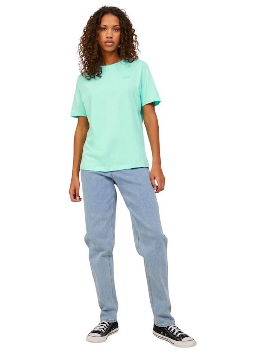 Jack & Jones Γυναικείο T-shirt Τιρκουάζ