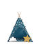 Nukido Kids Indian Teepee Play Tent for 3+ years Blue