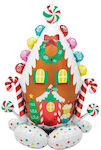 Gingerbread House Μπαλόνι Foil AirLoonz, 81 x 129εκ.