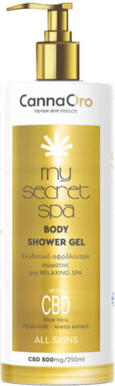 CannaOro My Secret Spa Gel De Duș Cu Acid Hialuronic Calmant 250ml