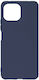 Nemo Matte Soft Back Cover Silicon Albastru marin (Xiaomi Mi 11 Lite, Mi 11 Lite 5G)