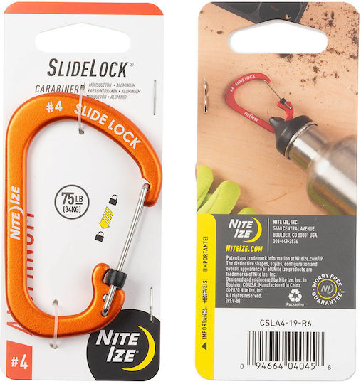 Niteize SlideLock Βοηθητικό Καραμπίνερ 1τμχ