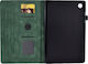 Embossed Smile Flip Cover Green for Huawei MatePad T 10 T 10s Honor Pad 6 X6
