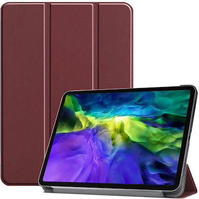 Techsuit Foldpro Flip Cover Piele artificială Burgundy (iPad Pro 2018 11" / iPad Pro 2020 11" / iPad Pro 2021 11") KF238174