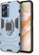 Thin Armor Back Cover Plastic Magnetic Light Blue (Realme C33)