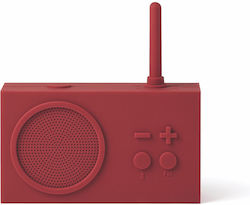 Lexon Tykho 3 Tragbares Radio mit Bluetooth Rot