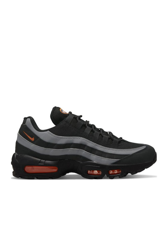 Nike Air Max 95 Chunky Sneakers Black Grey Safety Orange