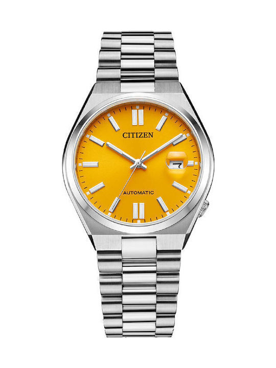 Citizen Tsuyosa Ρολόι Αυτόματο με Μεταλλικό Μπρασελέ Citizen Tsuyosa Ρολόι Αυτόματο με Μεταλλικό Μπρασελέ