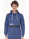 Sweatshirt with Hood Blue