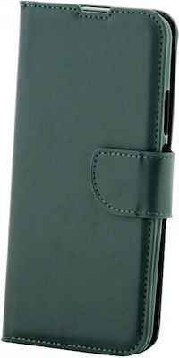 Synthetic Leather / Leather Book Dark Green (Redmi A1)