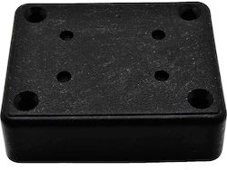 Πλαστικό Πόδι 8.5x6.5x2.5cm Μαύρο