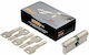AGB Lock Cylinder Security 5000 90mm (40-50) with 5 Keys Silver
