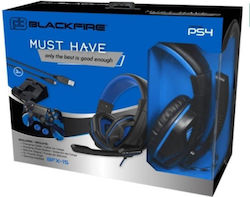 Ardistel Blackfire BFX-15B + αξεσουάρ για PS4 Over Ear Gaming Headset με σύνδεση 3.5mm