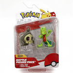 Jazwares Miniature Toy Pokemon Duskull & Treecko for 4+ Years