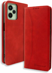 Bodycell Book Synthetic Leather Red (Realme C35)