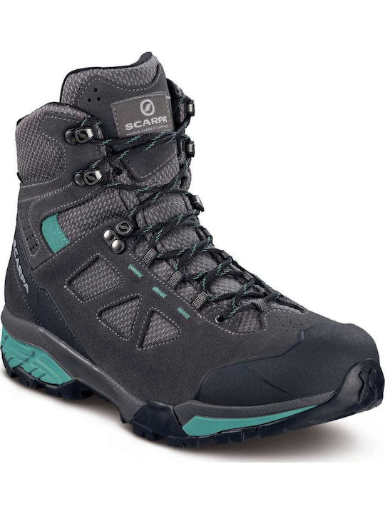 Scarpa ZG Lite GTX Pentru Femei Încălțăminte De Drumeție Tip Botine Impermeabile Cu Membrana Gore-Tex Gri