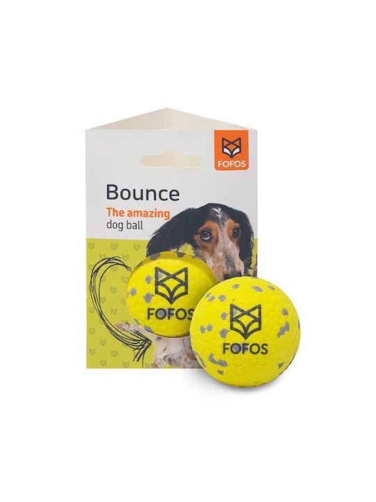 Fofos Super Bounce Ball Toy Dog Small Yellow 1pcs