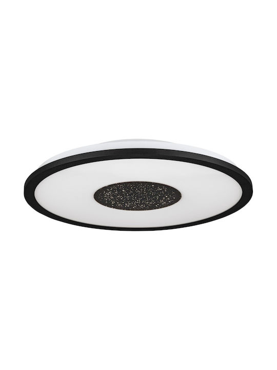 Eglo Marmorata Modern Metal Ceiling Light with Integrated LED 45pcs Black