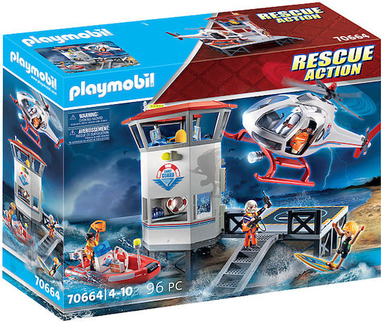 Playmobil Action Κέντρο Συντονισμού Ακτοφυλακής για 4-10 ετών