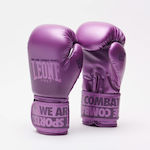 Leone Synthetic Leather Boxing Competition Gloves Purple