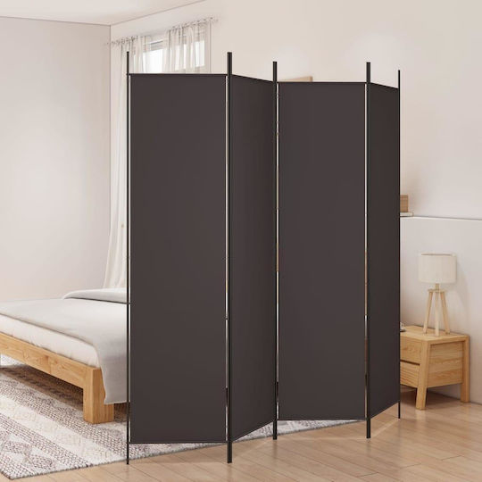 vidaXL Decorativ Paravan Tesatura cu 4 Panouri 200x200cm