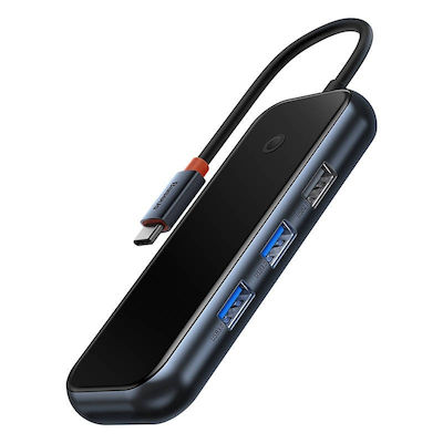 Baseus AcmeJoy USB-C Stație de andocare cu HDMI 4K PD Gri