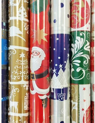 Canpol Christmas Wrapping Paper for Gift 2000x70cm (Miscellaneous Designs/Colours)