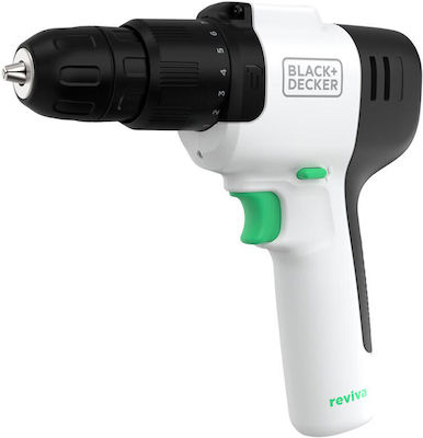 Black & Decker Reviva Șurubelniță cu percuție Mașină de găurit Baterie 12V Solo REVHD12C