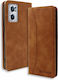 Bodycell Book Δερματίνης Καφέ (OnePlus Nord CE 2)