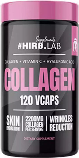 Hiro.Lab Collagen 2200mg με Βιταμίνη C 120 φυτικές κάψουλες