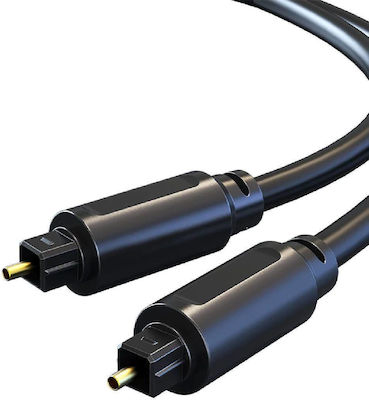 Cabletime Optical Audio Cable TOS male - TOS male Μαύρο 3m (CT-AV380)