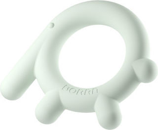 Borrn Teething Ring Elephant BPA Free of Silicone for 3 m+ 1pcs