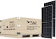 V-TAC Monocrystalline Solar Panel 450W 2094x1038x35mm 11553