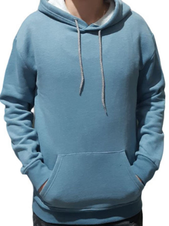 Sweatshirt Uni Farbe Blau Unisex