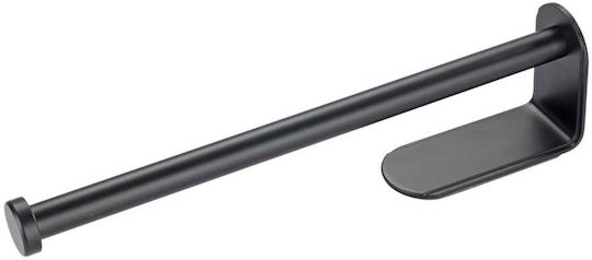 Wenko Nio Suport pentru prosoape de hârtie Montat pe perete Metalică Neagră 27.5x4.5x7cm 53214100